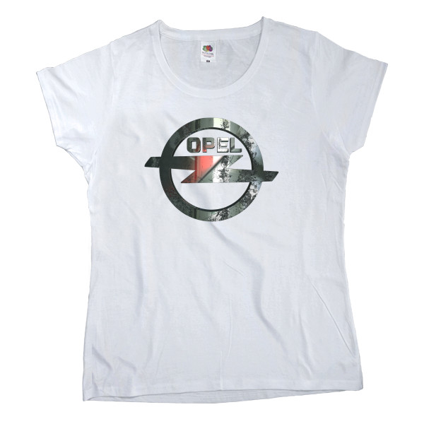 Women's T-shirt Fruit of the loom - Opel 3D Metal - Mfest