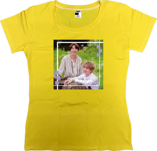 Women's Premium T-Shirt -  BTS Have Suga and Jungkook  - Mfest