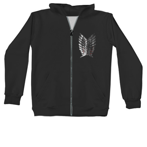 Kids' Zip-through Hoodie - Attack on Titan - Mfest