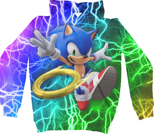 Unisex Hoodie 3D - Sonic the Hedgehog - Mfest