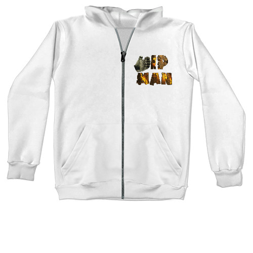 Unisex Zip-through Hoodie - IP MAN Gold - Mfest