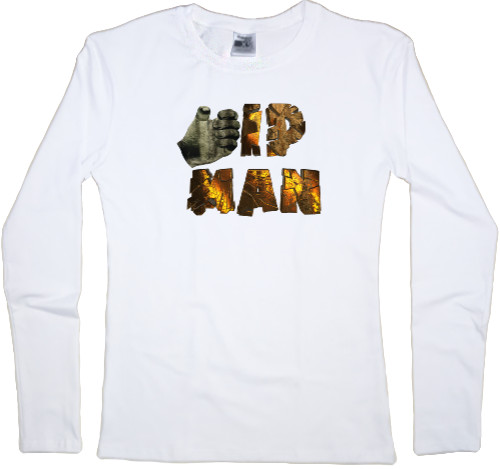 Women's Longsleeve Shirt - IP MAN Gold - Mfest