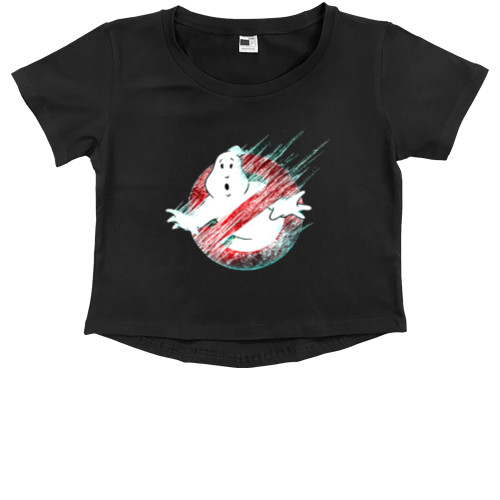 Kids' Premium Cropped T-Shirt -  Ghostbusters Chilling horror - Mfest