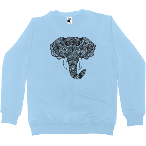 Kids' Premium Sweatshirt -  Elephant art - Mfest