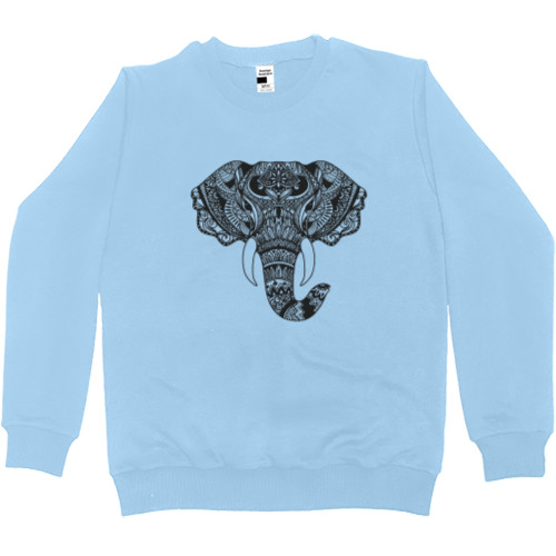 Men’s Premium Sweatshirt -  Elephant art - Mfest