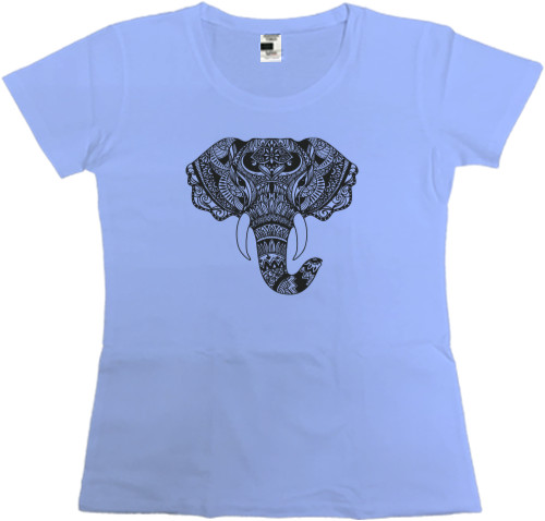 Women's Premium T-Shirt -  Elephant art - Mfest