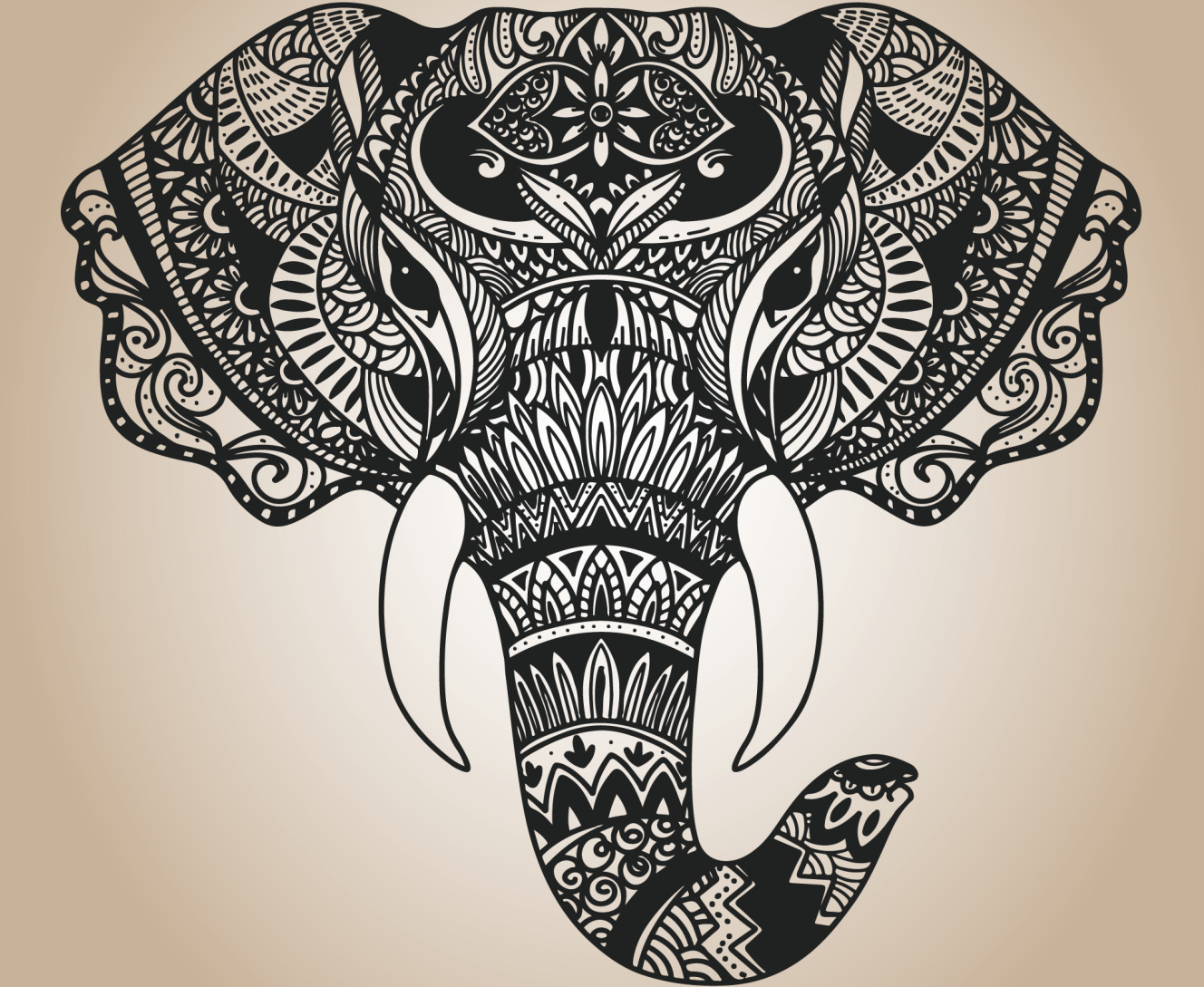 Mouse Pad -  Elephant art - Mfest