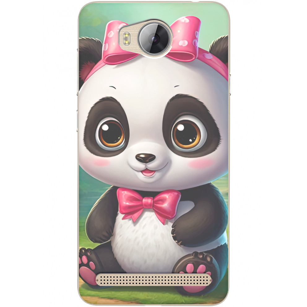 Чехол Huawei - Cute panda - Mfest