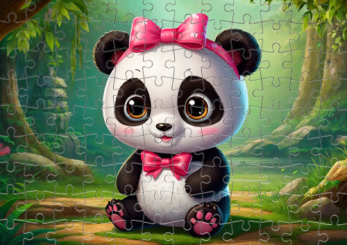 Puzzle - Cute panda - Mfest