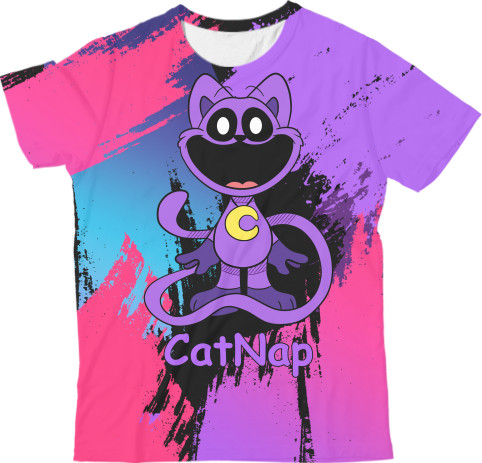 Kids' T-Shirt 3D - CatNap - Mfest