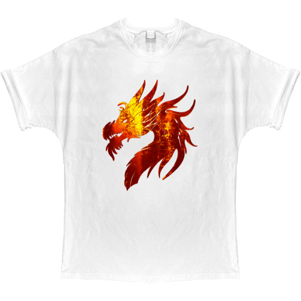 T-shirt Oversize - Fire Dragon  - Mfest