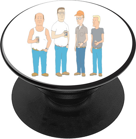 КИНО И СЕРИАЛЫ - PopSocket Подставка для мобильного - King of the Hill - Mfest