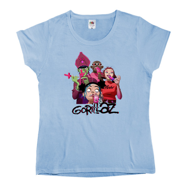 Women's T-shirt Fruit of the loom - New Gorillaz - Mfest