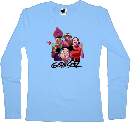 Women's Longsleeve Shirt - New Gorillaz - Mfest