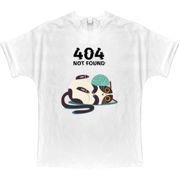 T-shirt Oversize -  404 not found - Mfest