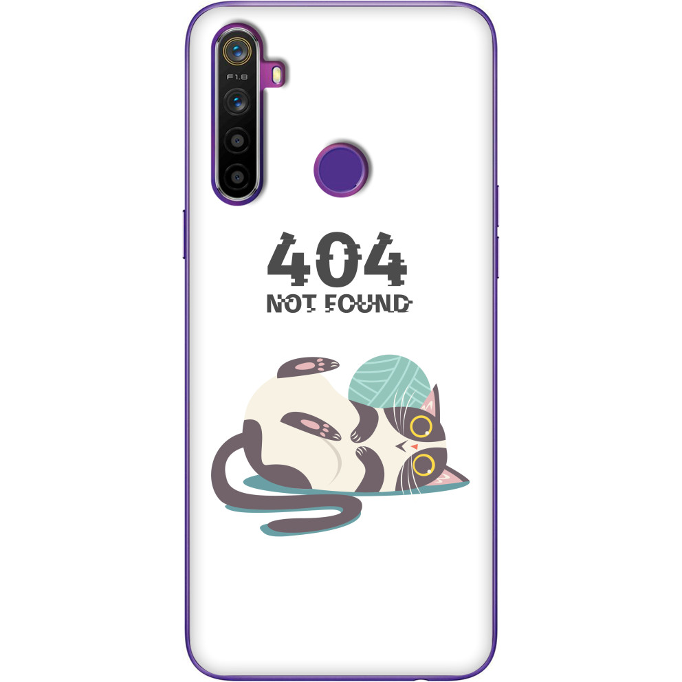 Чехол Realme -  404 not found - Mfest