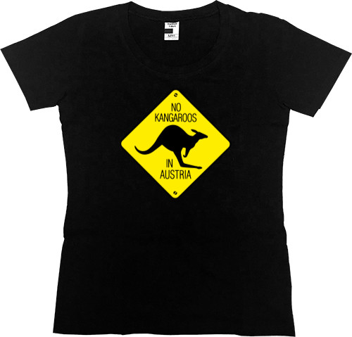 Women's Premium T-Shirt - No kangaroos in Austria - Mfest