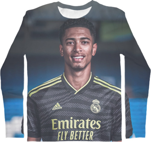 Men's Longsleeve Shirt 3D - Bellingham Real Madrid - Mfest