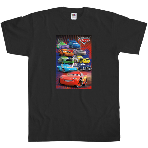 Men's T-Shirt Fruit of the loom - Cars Poster - Mfest