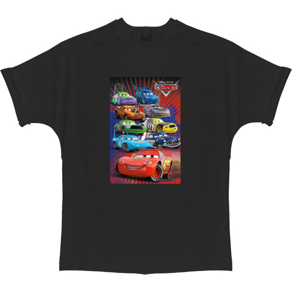 Тачки - Oversized T-shirt - Cars Poster - Mfest