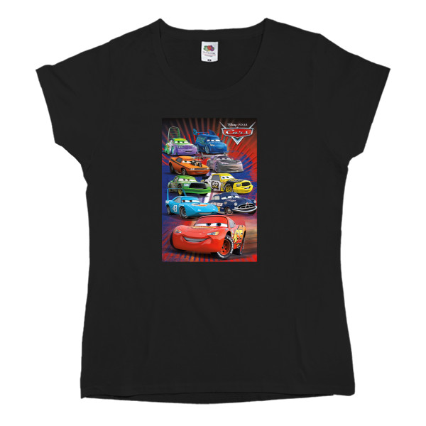 Women's T-shirt Fruit of the loom - Cars Poster - Mfest