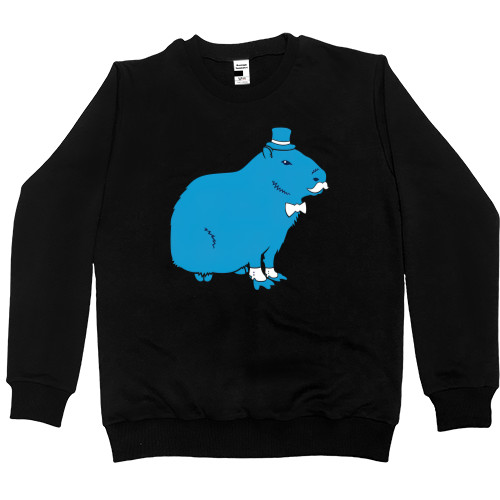 Women's Premium Sweatshirt - Capybara gentleman - Mfest