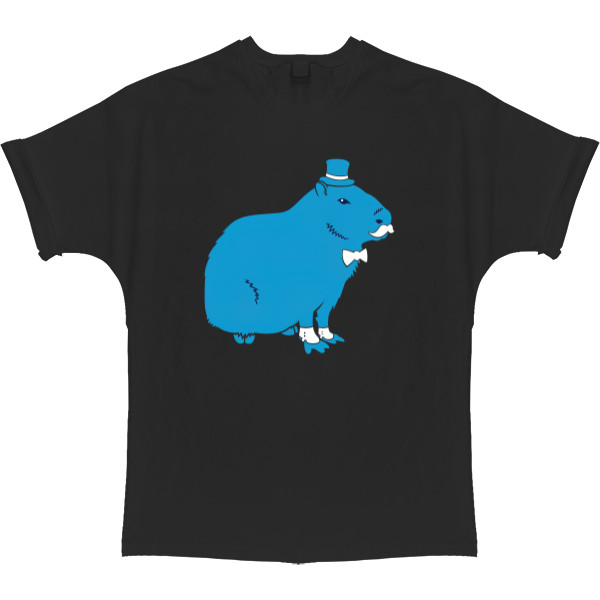 T-shirt Oversize - Capybara gentleman - Mfest