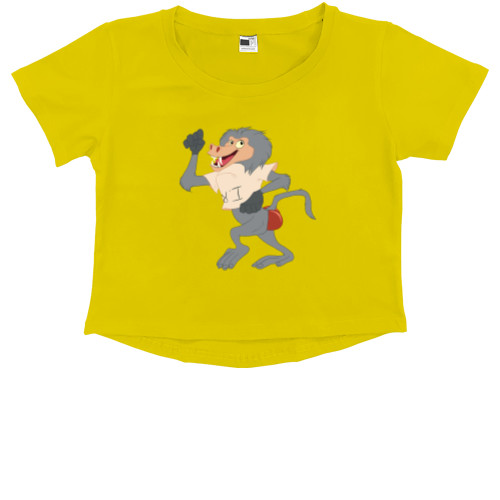 Kids' Premium Cropped T-Shirt - I.R.Baboon - Mfest