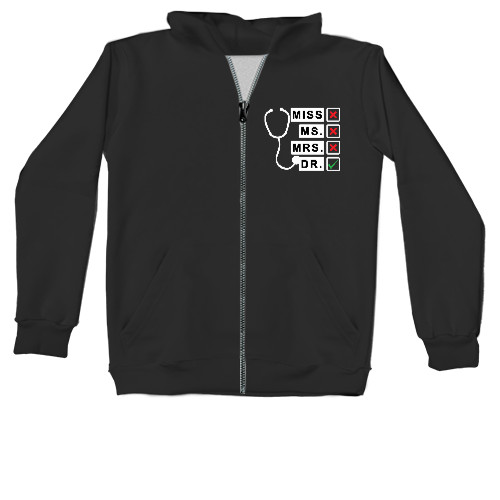 Unisex Zip-through Hoodie -  Doctor - Mfest