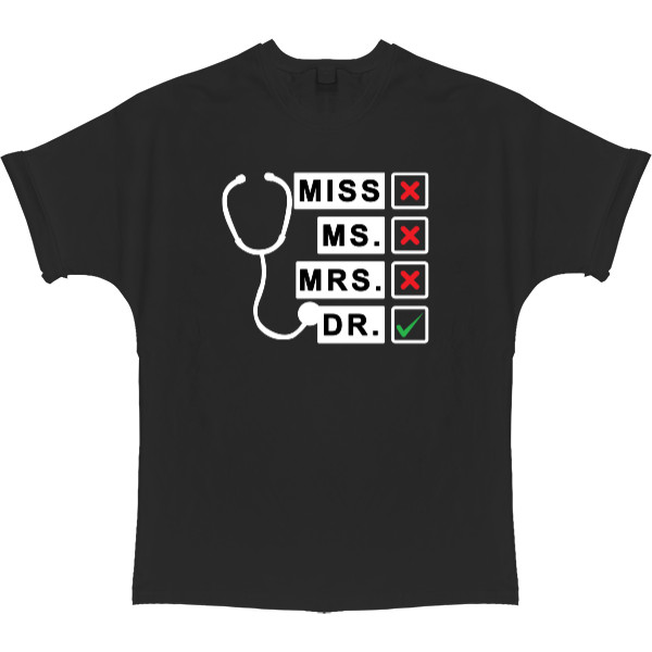 T-shirt Oversize -  Doctor - Mfest