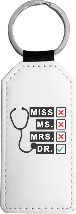 Rectangular Keychain -  Doctor - Mfest