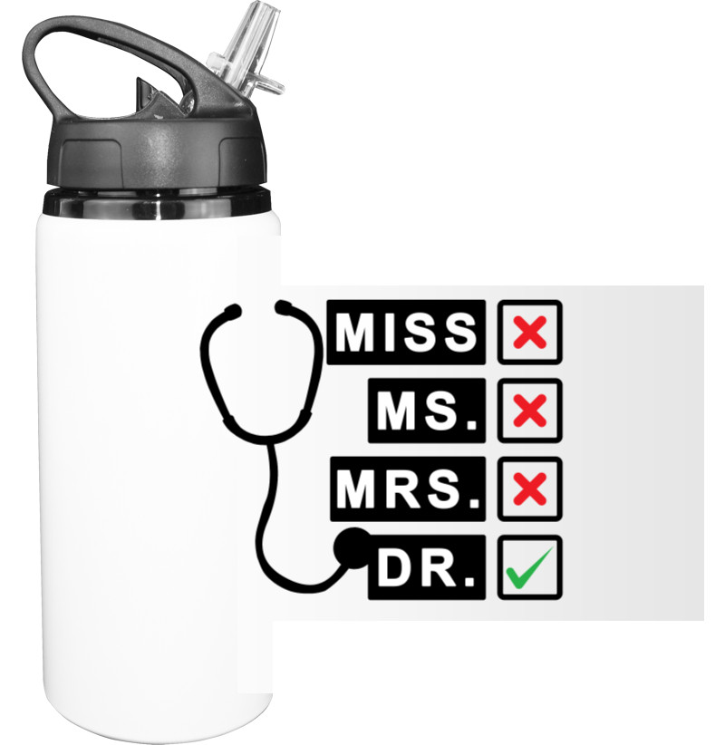 Sport Water Bottle -  Doctor - Mfest