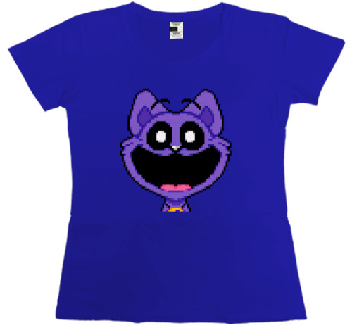 Poppy Playtime - Premium Women's T-shirt - Pixel CatNap - Mfest