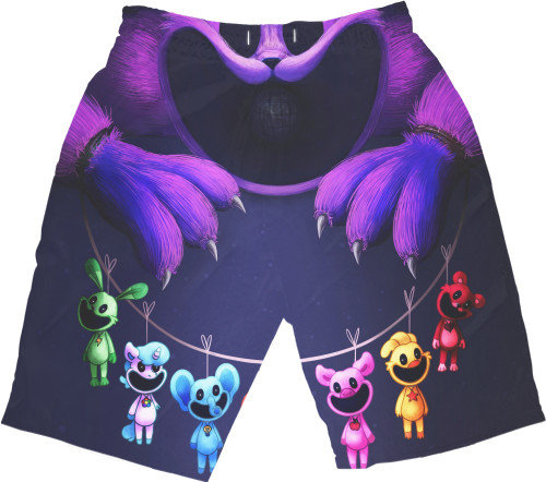 Men's Shorts 3D - CatNap Poppy Playtime - Mfest