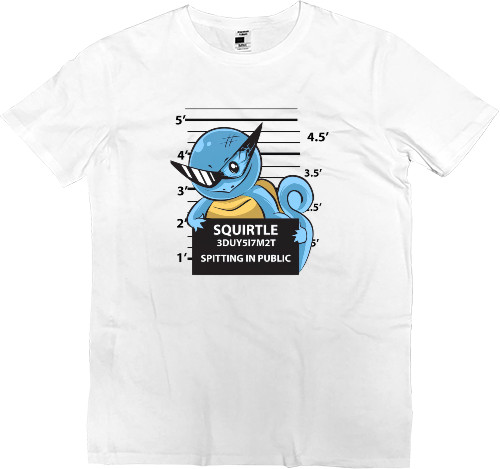 Pokemon Squirtle mugshot