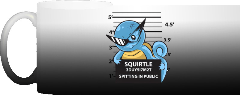 Pokemon Squirtle mugshot