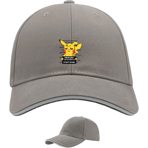 Sandwich Baseball Cap - Tired Pikachu - Mfest