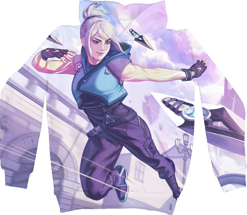 Unisex Hoodie 3D - Jett  Valorant - Mfest