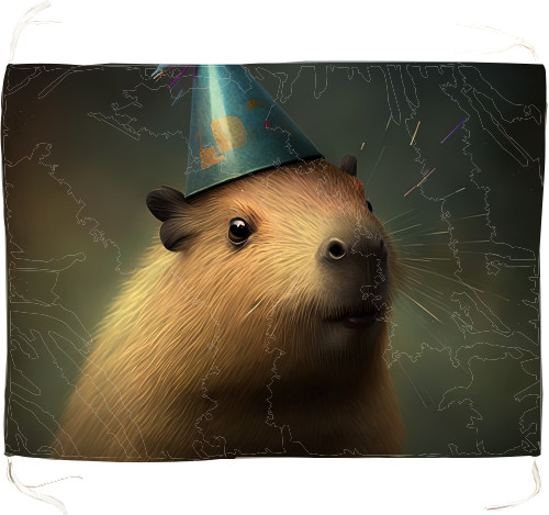 Flag -  Capybara in a cap - Mfest