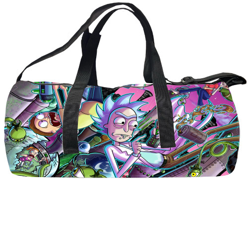 Sports bag 3D - Rick and Morty art - Mfest