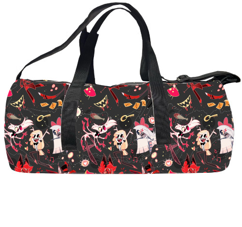 Sports bag 3D - Hazbin hotel pattern - Mfest