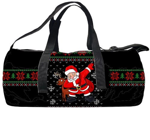 Sports bag 3D - Flexing Santa - Mfest