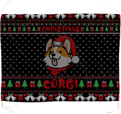 Flag - Christmas Corgi - Mfest