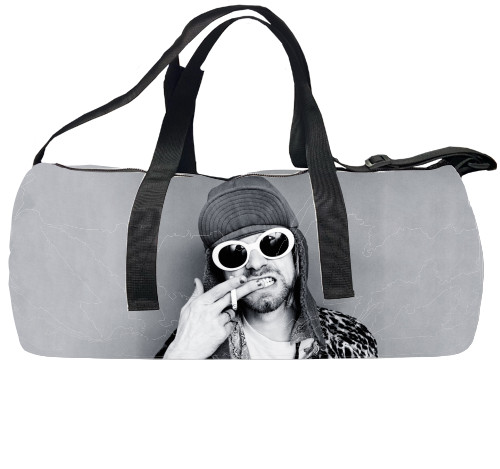 Sports bag 3D - kurt cobain - Mfest