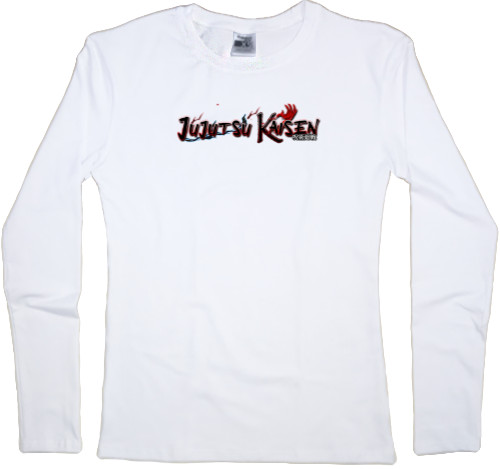 Women's Longsleeve Shirt - Jujutsu Kaisen logo - Mfest