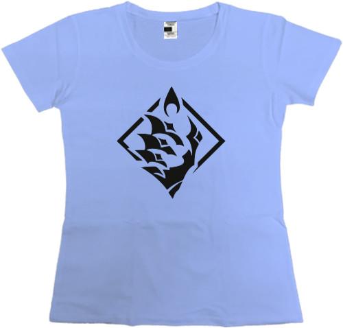 Women's Premium T-Shirt - Symbol of Arlecchino - Mfest