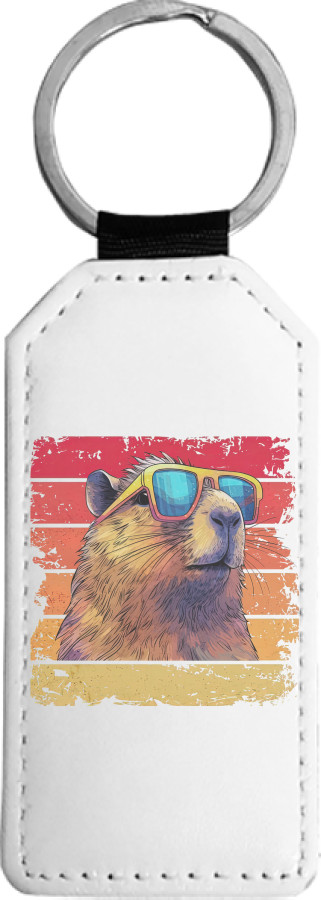 Capybara with glasses