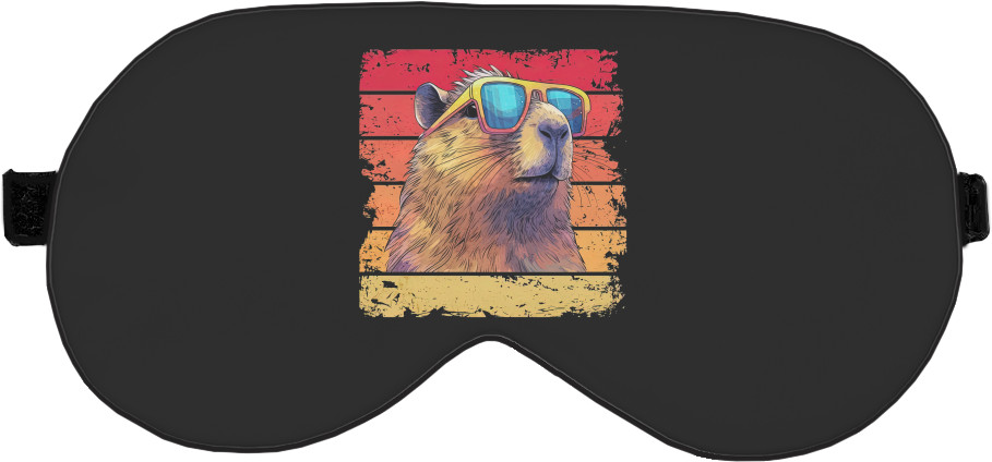 Capybara with glasses