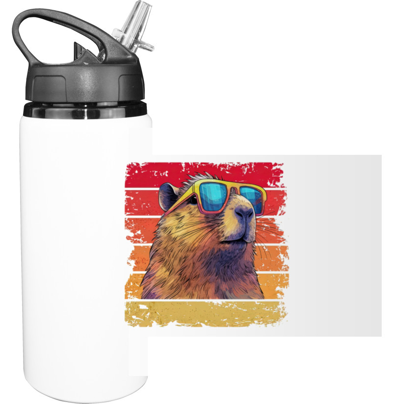 Capybara with glasses