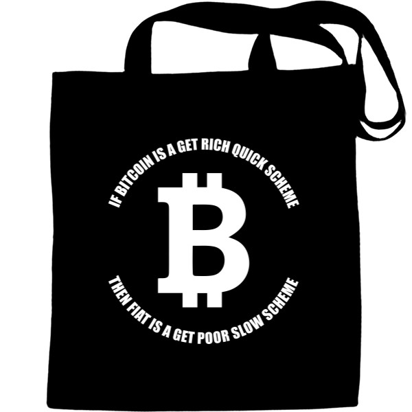 Tote Bag - Bitcoin get rich quick scheme - Mfest